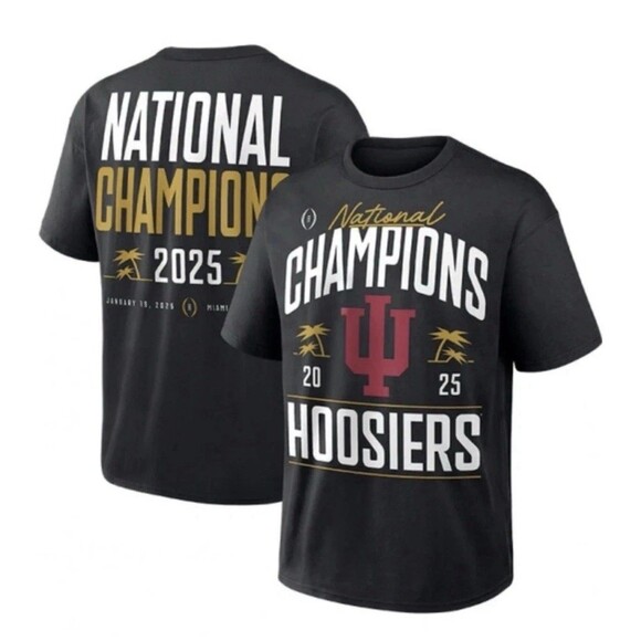 Nike Other - Nike Indiana Hoosiers 2025 National Champions T-Shirt Unisex Size L Multicolor